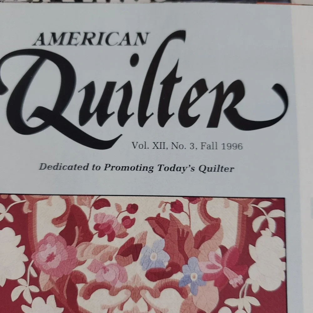 American Quilter Vintage 1990's Magazine lot of 9 with patterns